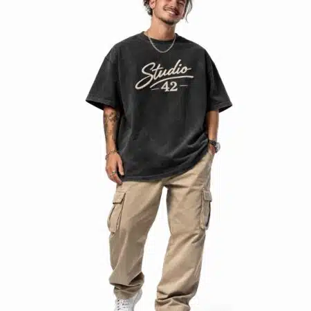 t shirt brode personnalise unisexe noir