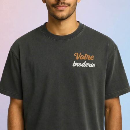 t shirt oversize brodé personnalisé