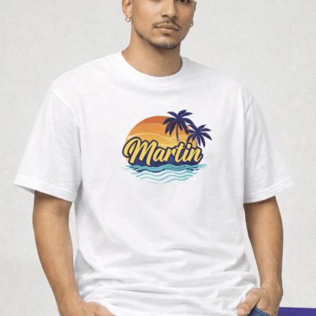 T-shirt coton personnalisé épais Gildan 5000