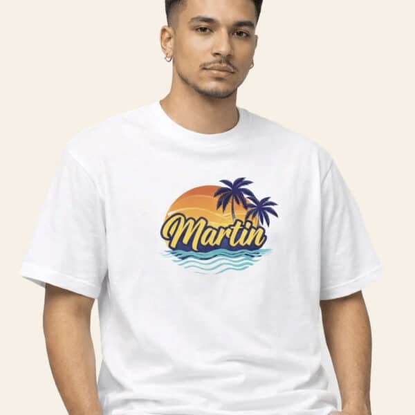 T-shirt personnalisé livraison rapide unisexe