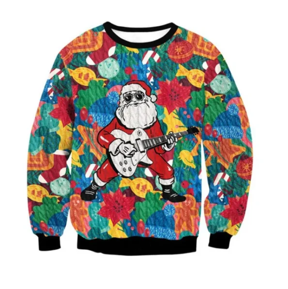 Sweat drôle Noël moche unisexe