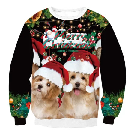 Sweat drôle de Noël unisexe
