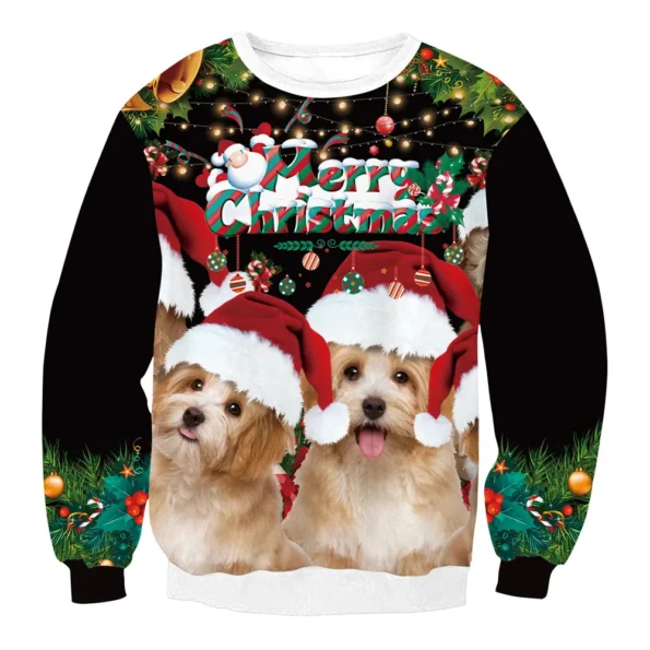 Sweat drôle de Noël unisexe