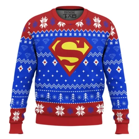 Sweat Noël Superman unisexe