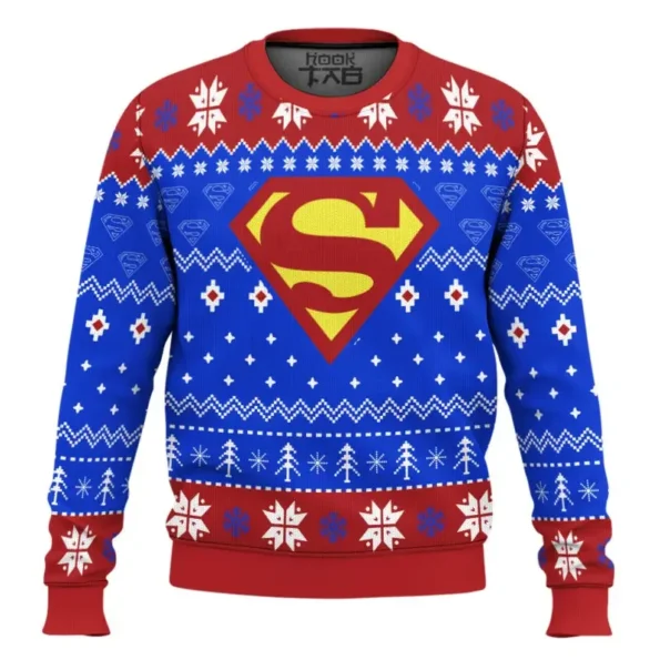 Sweat Noël Superman unisexe