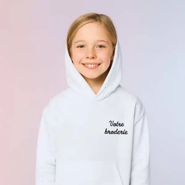 sweat brodé personnalisé enfant