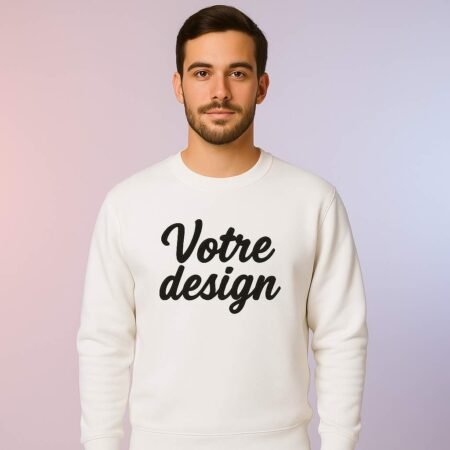 Créer son T-shirt en ligne - T-shirt Personnalisé 46 sweat broderie personnalisée