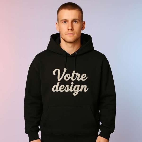 sweat capuche oversize personnalisé - Grande taille