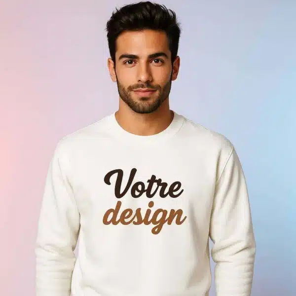 sweat personnalisable unisexe col rond gildan 18000