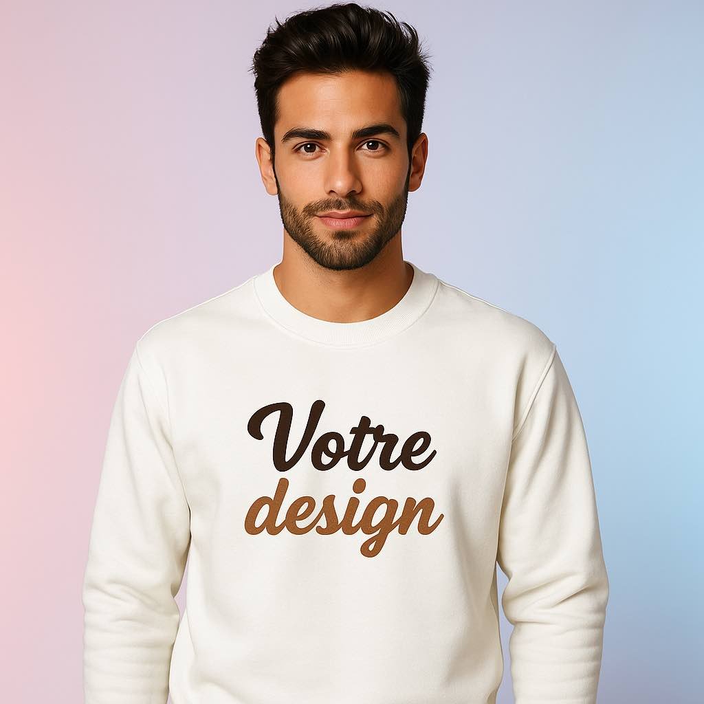 sweat personnalisable unisexe col rond gildan 18000