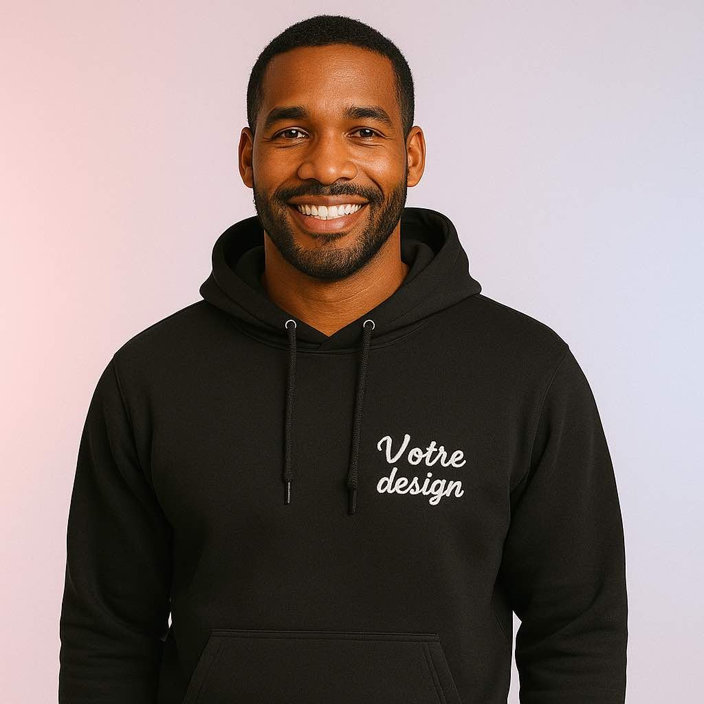 sweat personnalisé brodé noir sweat personnalisé brodé noir