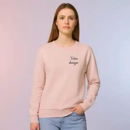 sweat personnalisé femme coton bio dazzler