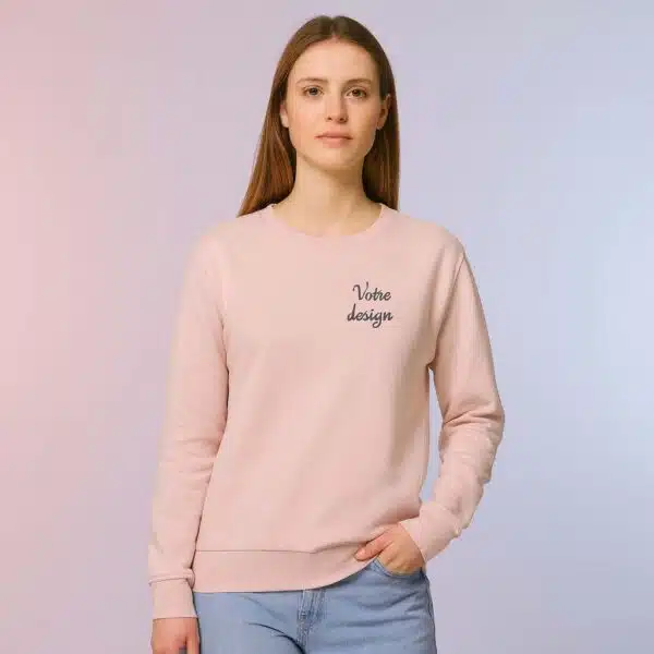 sweat personnalisé femme coton bio dazzler