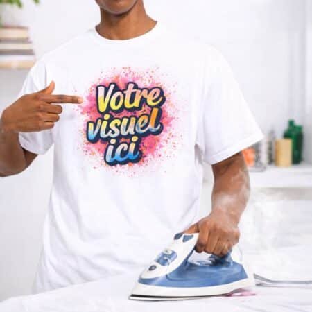 transfert textile personnalisé fer a repasser