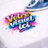 transfert textile personnalisé fer a repasser