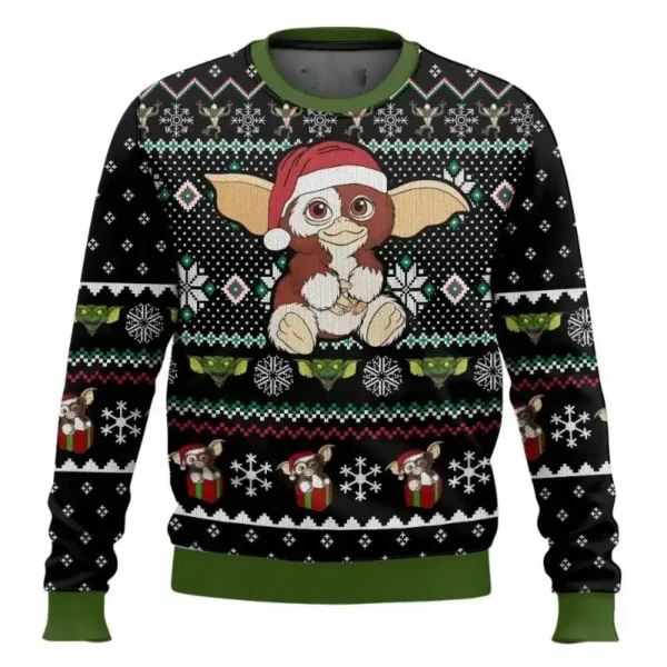 Pull de noël moche Gremlins