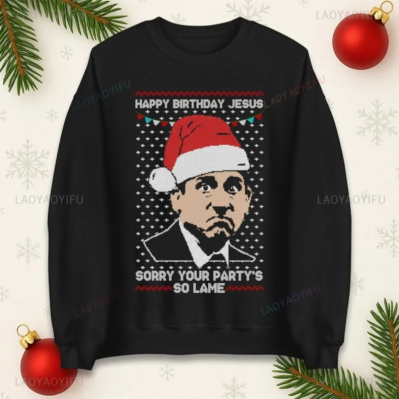 kf-S7cb5f2c0e37d4195b1dcf29e22ffed18t Pull de Noël Michael Scott The Office