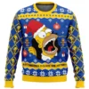 Sweat Noël humoristique Simpson