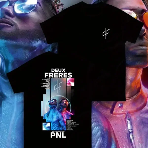 T-shirt Deux frères PNL