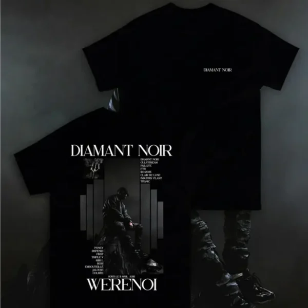 T-shirt Werenoi Diamant Noir