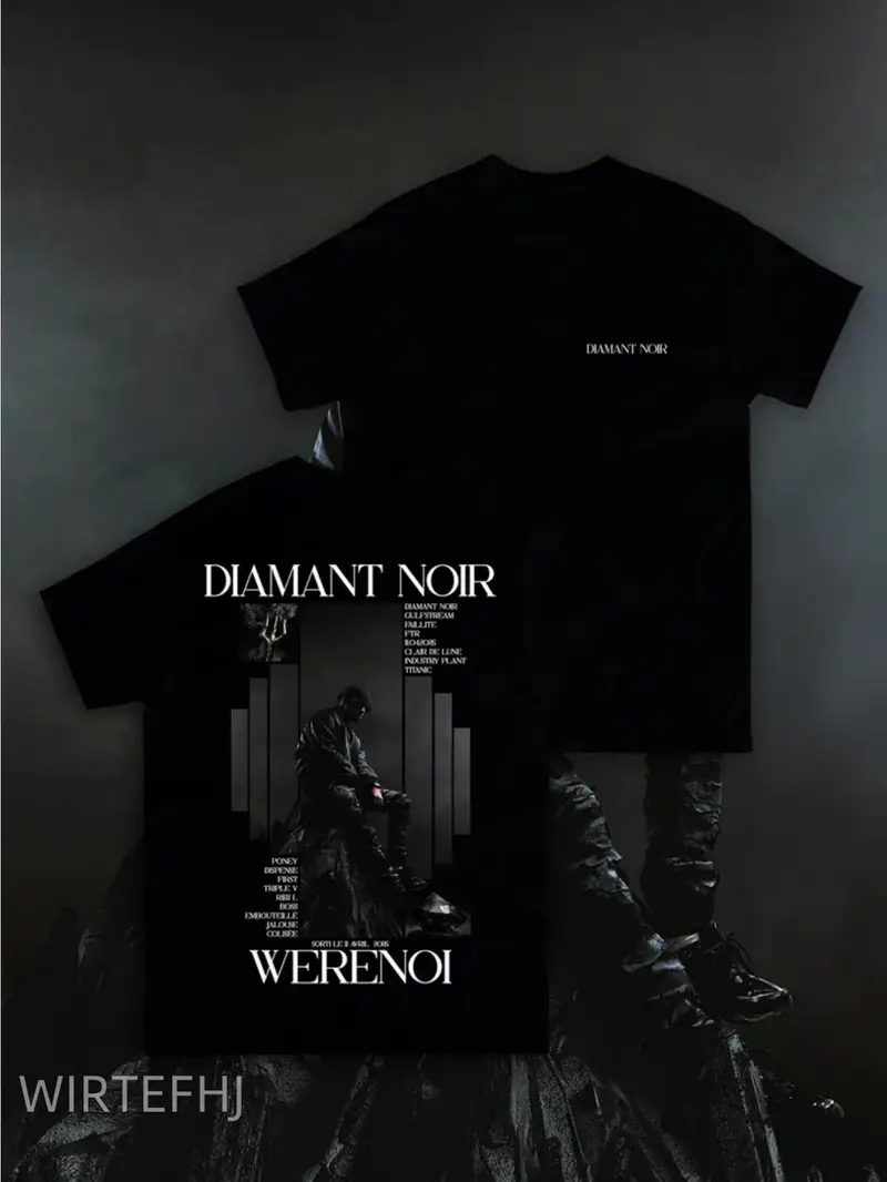 t shirt werenoi diamant noir T-shirt Werenoi Diamant Noir