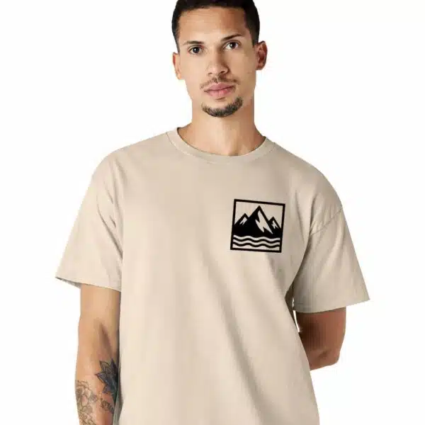 Créer son T-shirt en ligne - T-shirt Personnalisé 9 T-shirt personnalisé coton épais unisexe beige