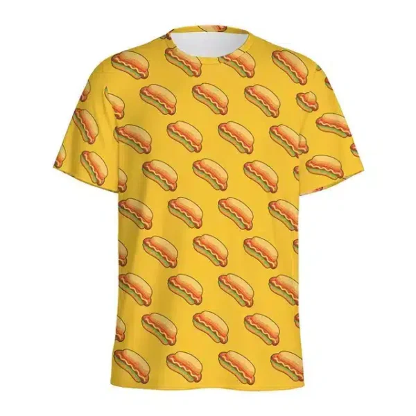 T-shirt Hot Dog Fullprint 3D