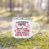 Tasse Papy ou Mamie en émail – cadeau tendre et durable