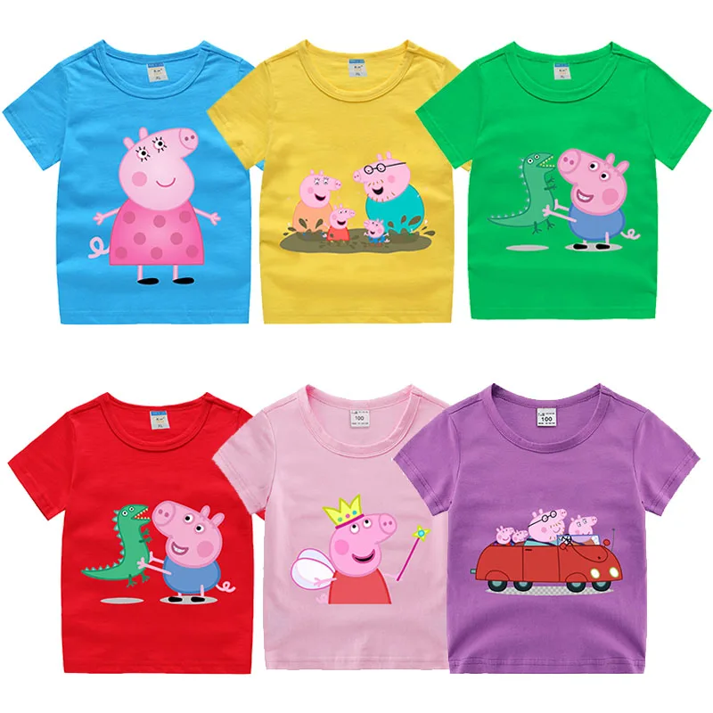 kf-S59ae49209d784580a8d56536f552bc53o T-shirt Peppa Pig