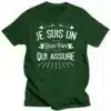 T-shirt Je suis un beau papa qui assure | Coton unisexe humour