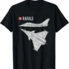 T-shirt Rafale France Armée de l&rsquo;air | Coton unisexe