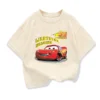 T-shirt Cars McQueen enfant – coton doux et confortable