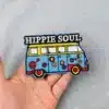 Patch brodé hippie Van | Thermocollant et original