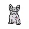 Patch brodé bouledogue français thermocollant 1 Patch brodé Bouledogue Français thermocollant | Original
