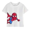 T-shirt Spiderman enfant en coton – idée cadeau Marvel