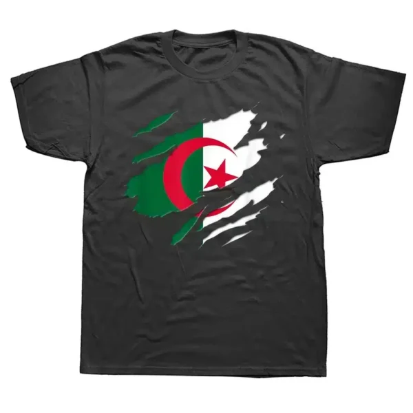 T-shirt Algérie drapeau