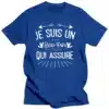 T-shirt Je suis un beau papa qui assure | Coton unisexe humour