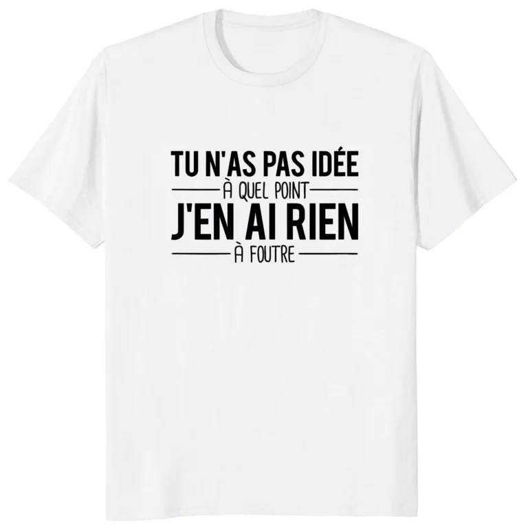 T-shirt J'en ai rien à foutre