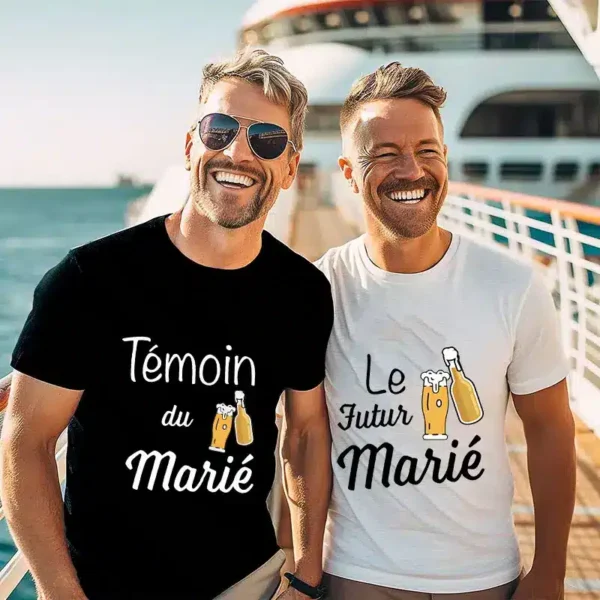 T-shirt EVG équipe du futur marié