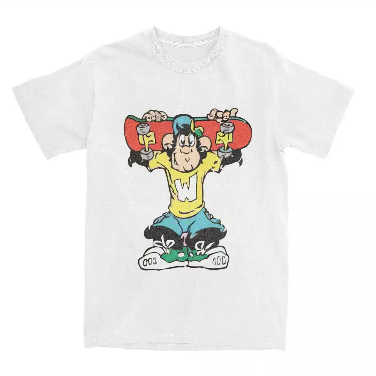 kf-Sed10dcf3c40d4780a6277cd84750a54fb-T-shirt-Singe-Lc-Waikiki-en-pur-coton-pour-hommes-et-femmes-manches-courtes-col-rond