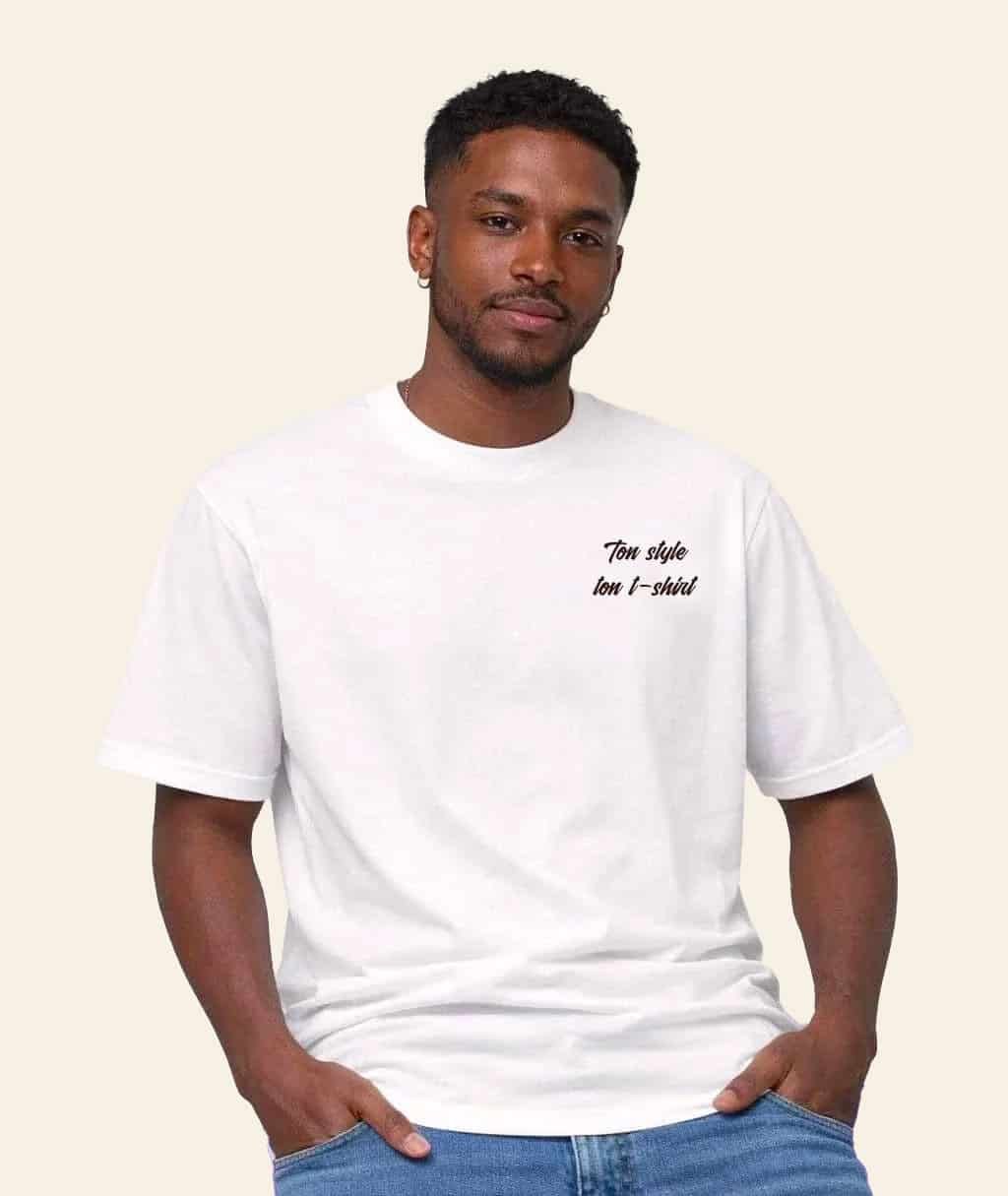 t-shirt-personnalisé-homme-blanc-coton t-shirt-personnalisé-homme-blanc-coton