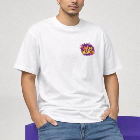 t shirt personnalise homme coton epais