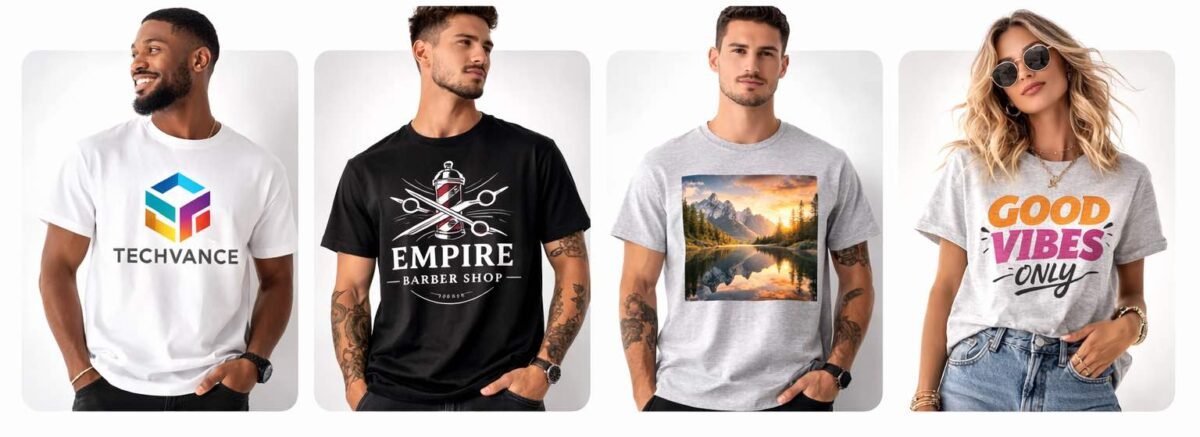 t-shirt personnalisé pas cher coton unisexe