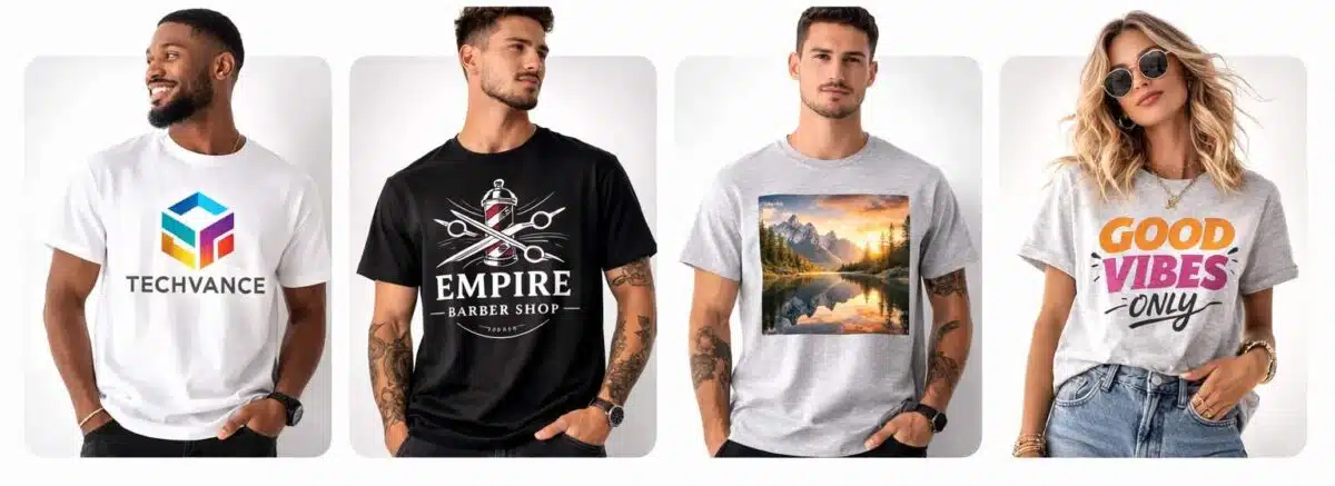 t-shirt personnalisé pas cher coton unisexe