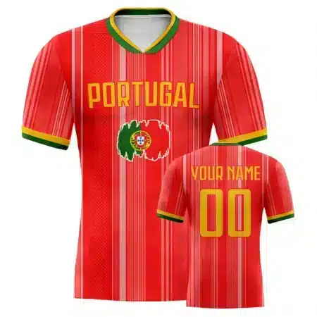 Maillot de football personnalisé Portugal