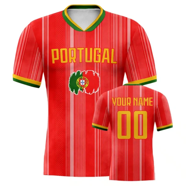 Maillot de football personnalisé Portugal