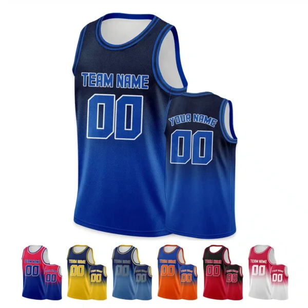 Maillot de Basket-ball Personnalisé Dégradé