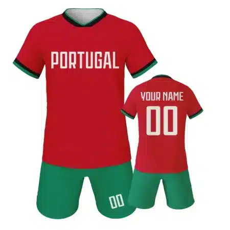 Ensemble Football Portugal personnalisé pour enfants