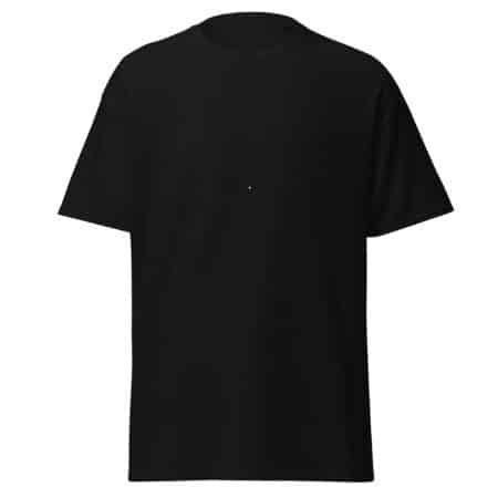 T-shirt personnalisé grande taille noir face