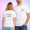 t-shirt personnalisé entreprise asso logo